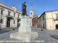 Ovid-Denkmal auf der Piazza XX Settembre